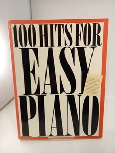 100 Hits For Easy Piano 1986 Sheet Music Paperback VGC - Picture 1 of 12