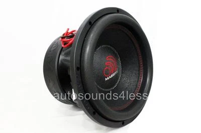 Subwoofer de audio para automóvil Massive Audio HIPPO XL 122 4000 vatios 12" doble 2 ohmios nuevo XL Foto 1 de 4