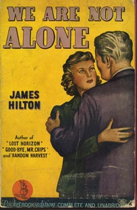 vtg pulp book We Are Not Alone James Hilton 1941 Pocket Book Edition - Picture 1 of 2
