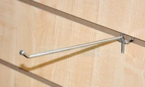 50 x Heavy Duty Single Prong Pegboard Hooks 25cm / 250mm Fits Slatwall Gridmesh - Picture 1 of 2