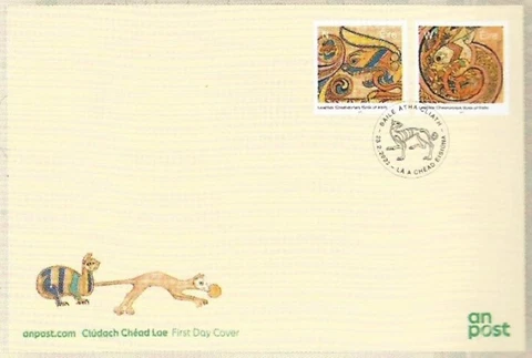 2023 IRELAND NEW ISSUE BOOK OF KELLS BUREAU FDC Cover