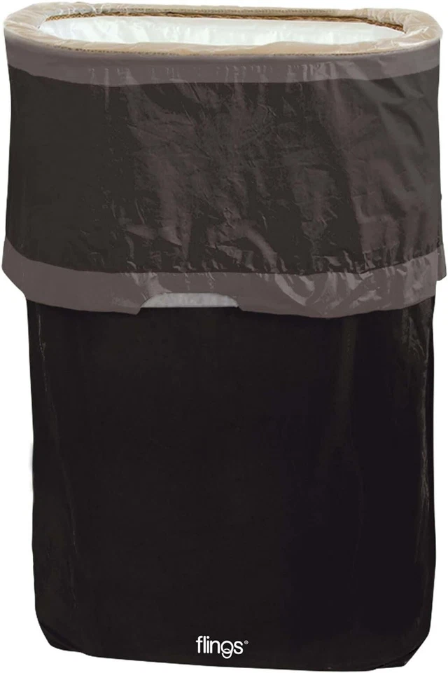 Fling Bin 垃圾桶纯色主题宴会假日派对装饰 8 种颜色 — 第 1/1 张图片