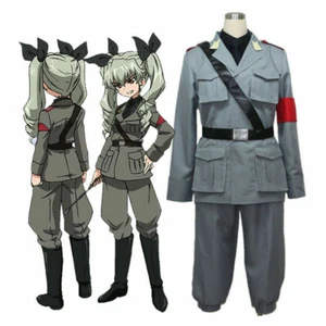NUEVO Niñas y Panzer Chiyomi Anzai Anchoa Uniforme Conjunto Anime Disfraz Juegos con disfraces - Imagen 1 de 8