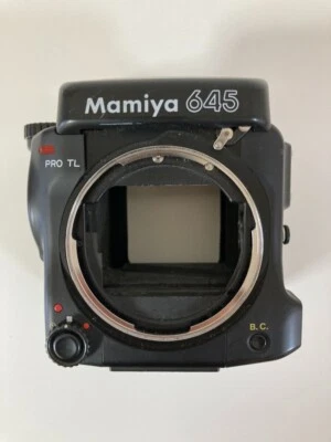 【Sin deber de EE. UU. para piezas maniquí】 Cuerpo de cámara fotográfica de formato medio Mamiya 645 Pro TL Foto 1 de 4