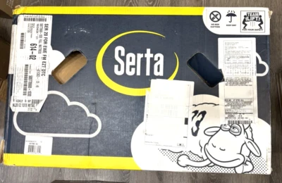 Serta - For Ewe 7" Medium Firm Memory Foam Mattress - Full Size  White in a Box - Image 1 of 4