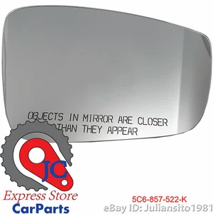 5C6857522K VOLKSWAGEN GENUINE JETTA CONVEX MIRROR HEATED CARRIER PLATE - Picture 1 of 3