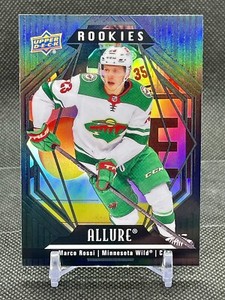 2022-23 UD Allure Black Rainbow Marco Rossi Rookie #131 Minnesota Wild RC!