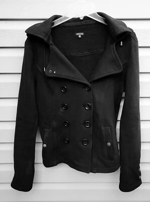 Vintage Y2K MAURICES Womans PEACOAT Jacket Coat Hood Double Breasted Size Medium - Image 1 of 4