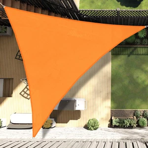 Cubierta de refugio de dosel naranja triángulo exterior sombrilla vela patio toldo jardín - Imagen 1 de 9