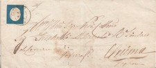 1977 - SARDEGNA -  Lettera con testo del 1854 da Cagliari a Cecina (Voghera) .