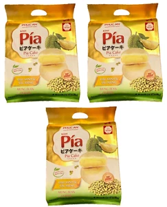 3 (paquete) Banh Pia - Pia Cake Mung Bean & Durian, 4 (100 g) ea/pk - 12 ea en total - Imagen 1 de 7