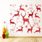 Natale delle renne Set Di Adesivi Murali WS-45406