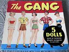 The GANG Tekwood Dolls  & Wardrobe Vintage Original Paper Doll Boxed Set Used