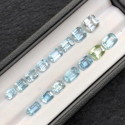 15.30 CT Natural Faceted Cut Blue Aquamarine Loose Gemstone From Pakistan - Image 1 of 4