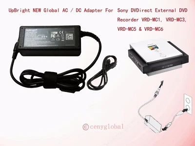 12V AC Adapter For SONY DVDirect VRD-MC1 VRD-MC3 VRD-MC5 VRD-MC6 DVD Recorder  - Image 1 of 4