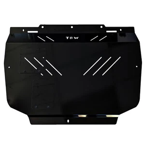 Protector de motor de aluminio NEGRO debajo de la bandeja placa de deslizamiento para Honda Civic 10ª generación X - Imagen 1 de 9