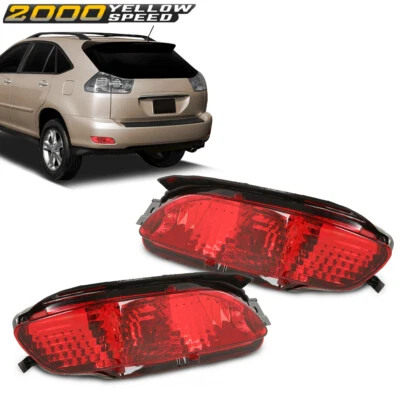 Fit For 2004-2009 Lexus RX330 RX350 RX400H Rear Marker Bumper Lights Pair  Foto 1 de 4