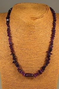 RUBIN KETTE COLLIER 162,10ct.! Classic Schmuck Edelstein Halskette Heilstein NEU - Bild 1 von 4