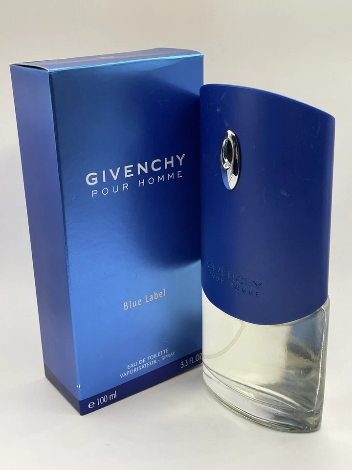 Blue Label for Men by Givenchy Eau De Toilette Spray 3.4 Oz