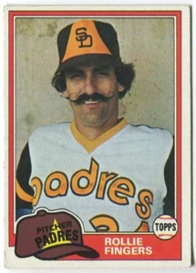 1981 Topps #229 Rollie Fingers San Diego Padres - Picture 1 of 2