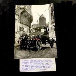 Photo originale Course Automobile De Lenteur Rue Lepic Montmartre Paris 1964 - Picture 1 of 2