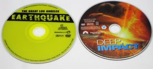DEEP IMPACT & THE GREAT LOS ANGELES EARTHQUAKE DVD Discs Only 2 Disaster Films - Picture 1 of 3