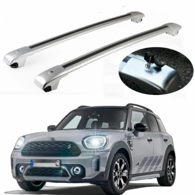 Cross Bars Fits for Mini Cooper Countryman F60 2017-2023 2PCS  Luggage Carrier - Image 1 of 4