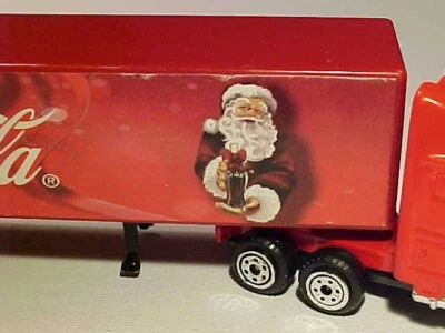 7" Kenworth Xmas Christmas Coca-Cola Truck Unbranded Diecast 1/87 H0 Mint Loose - Image 1 of 4