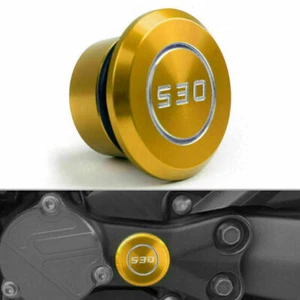CNC Motorcycle Frame Hole Cover Guard Gold For Yamaha T-max Tmax 530 05-16 G E6 - Picture 1 of 5