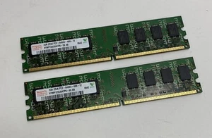 4GB Kit (2 x 2GB) Hynix HYMP125U64CP8-S6 AB PC2-6400U DDR2 240-P Computer Memory - Picture 1 of 3