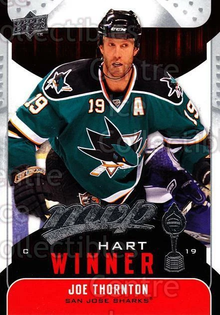 2009-10 Upper Deck MVP Hart Winners #3 Joe Thornton - Image 1 of 1