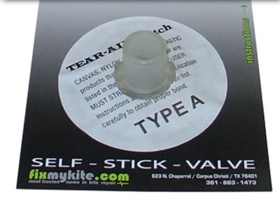 FixMyKite Naish Female Octopus One-Pump Kiteboarding Kite Repair Valve - NEW