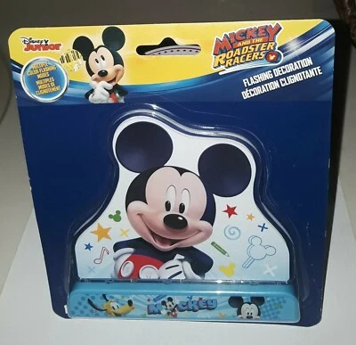  Mickey & The Roadster Racers Disney Jr Flashing LED Decoration Multi-color 1 Ct - Image 1 of 2
