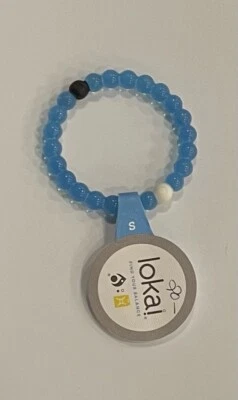 LOKAI WATER CAUSE COLLECTION BLUE SILICONE BEAD BRACELET - Image 1 of 2