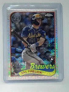 Sal Frelick 2024 Topps Baseball - 1989 Chrome RC #T89C-16 - Milwaukee Brewers - Bild 1 von 2