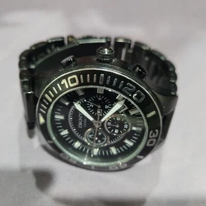 DKNY NY-1490 Watch 251201 Chrono Ceramic Rotating Bezel black 5 atm - Picture 1 of 5