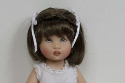 Peluca marrón negra con hoyuelos Darcie talla RD4 para muñeca Helen Kish Riley (Debs) Foto 1 de 2