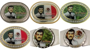 MALVERDE Gürtelschnalle Hecho en Sinaloa mexikanische Flagge Rodeo Western Cowboy Klassiker - Bild 1 von 24