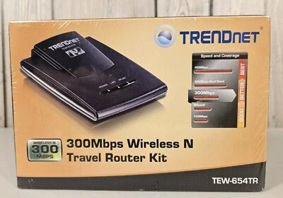TRENDnet TEW-654TR 300 Mbps 1-Port 10/100 Wireless N Router New Sealed - Image 1 of 2