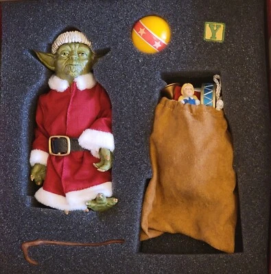 Figura 2011 (RARA) "Holiday Yoda" (1:6) 5", Sideshow "Edición limitada" Foto 1 de 4