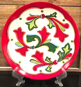 Gail Pittman NOEL Christmas 10-1/2" Dinner Plate - Picture 1 of 5