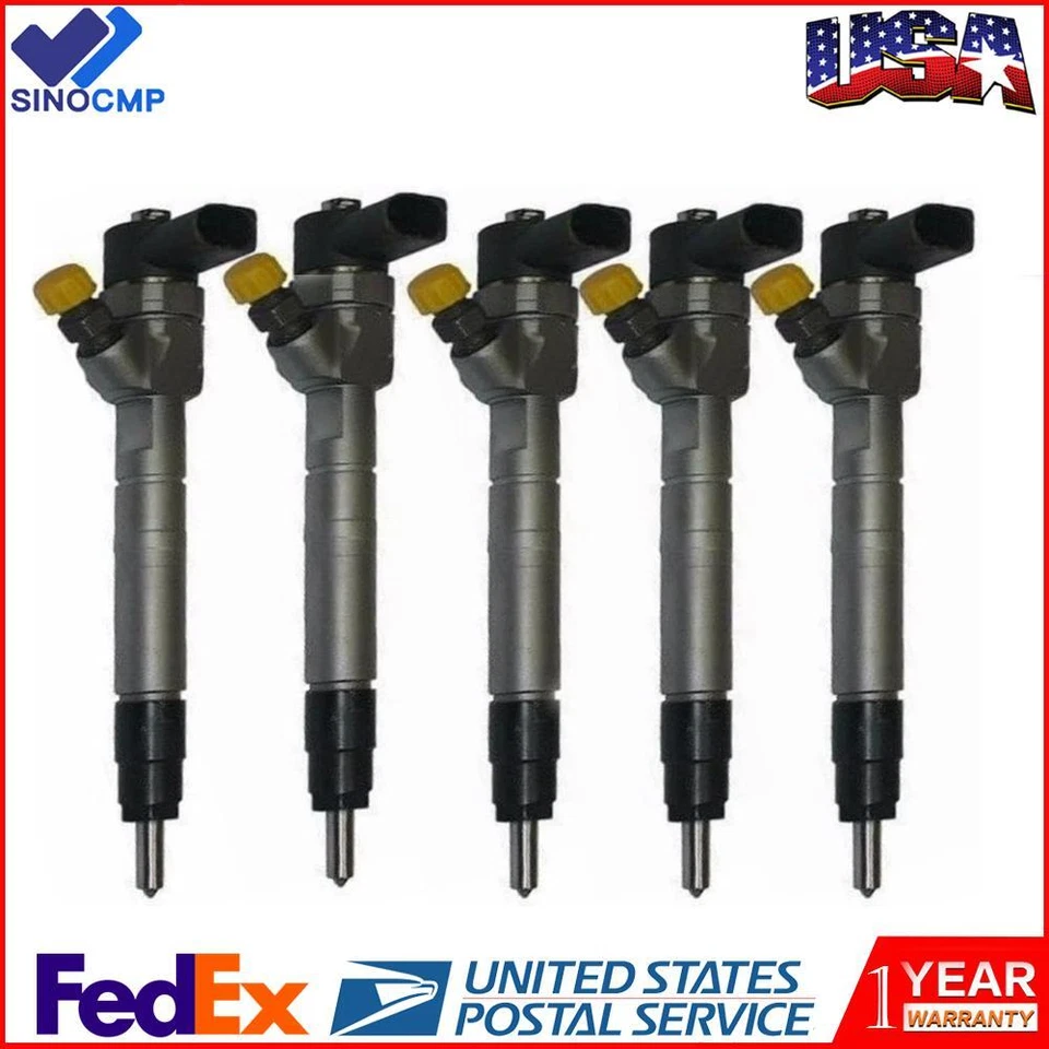 5x Inyectores de combustible 6110701687 0445110189 A6110701687 para Mercedes Benz Sprinter M Foto 1 de 4