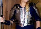 Perfect For Cosplay Lady Armor Jacket With Shoulder Female Armor Set Lady Suit