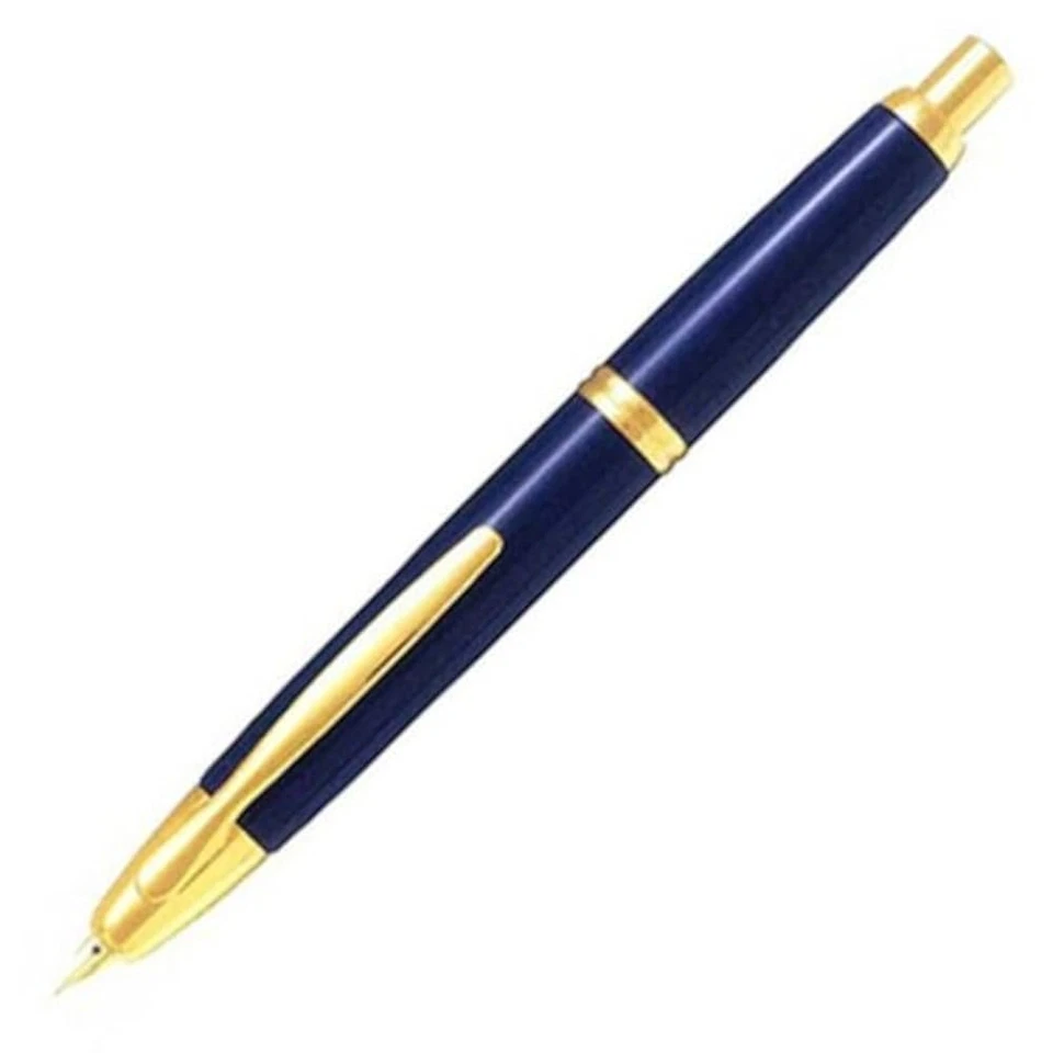 Pluma Estilográfica Pilot Vanishing Point Sin Tapa Oro 18K Plumín Negra FC-15SR-DLF Japón Foto 1 de 4