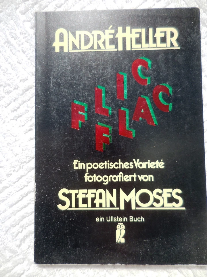 ANDRE HELLER Flic Flac Ein poetisches Variete Vienna Secession 1981 GERMAN Moses - Image 1 of 4