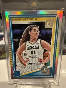 2025 Panini Donruss WNBA #98 Maddy Westbeld Rated Rookie Silver Holo SP 🔥 Sky - Bild 1 von 4