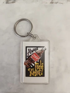 Coca-Cola Key Chain Vintage Coca cola Logo Keychain Coke soda Key Chain Acrylic - Picture 1 of 5