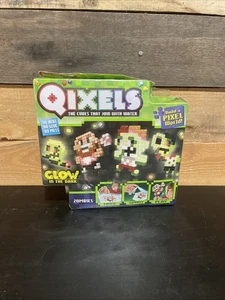 Qixels Glow In The Dark Zombies 500 Cubi Nuovo in Scatola Crea Gioco Alce Giocattoli - Foto 1 di 2