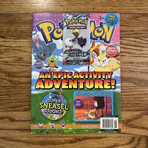 Pokemon Magazine-An Epic Activity Adventure-W/sealed cards!-Brand New-Never Read - Foto 1 di 3