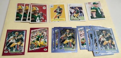 Brett Favre 2000 Topps & FLEER LOT OF 21 158 Fleer Topps 30 194 324 20 154 177 + - Image 1 of 2